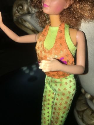 Barbie and the Rockers Diva Midge Redhead Curly Hair 80s Vintage Doll 5