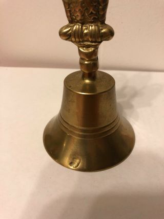 Brass Owl Bell 5 1/2 Inches 3