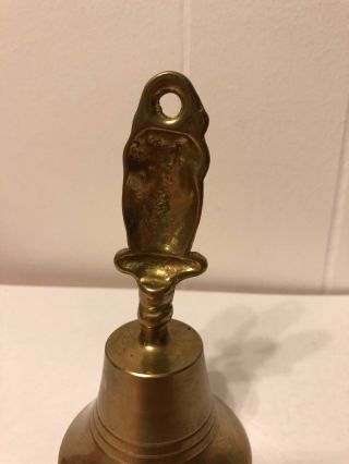 Brass Owl Bell 5 1/2 Inches 5