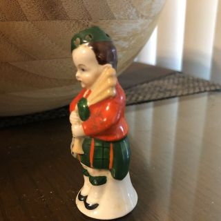 Vintage Salt Shaker Young Boy Playing The Bag Pipes Made In Germany 2