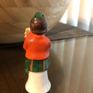 Vintage Salt Shaker Young Boy Playing The Bag Pipes Made In Germany 3