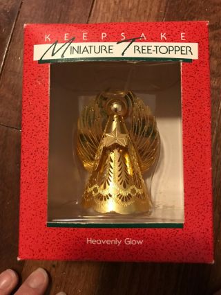 Heavenly Glow - Hallmark Keepsake Miniature Tree - Topper 1988