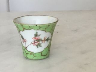 Collectible Antique Asiatic Chinese Japanese Hand Painted Small Porcelain Cup