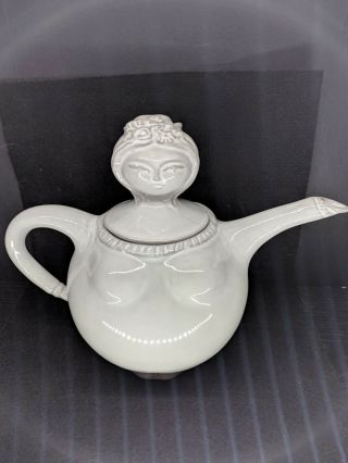 Jonathan Adler Jack Sprat Teapot Handmade In Peru Discontinued Utopia Tea Pot