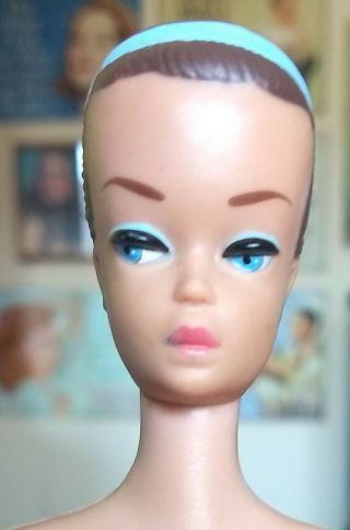 Vintage 1960s Fashion Queen Barbie Midge Doll Midge Head Number 7