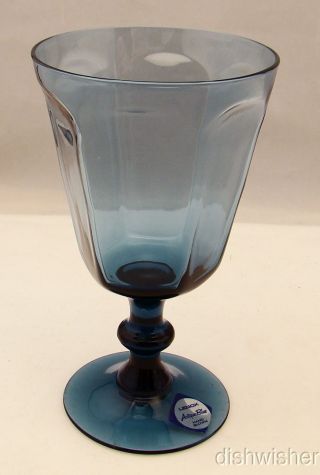 Lenox Antique Blue Wine Goblet (s) 5 " X 2 7/8 " With Sticker