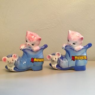 Vintage Py/miyao Japan Cat Salt And Pepper Shakers