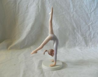 Gymnastics Classics The Walkover Porcelain Figurine By Jane Manske