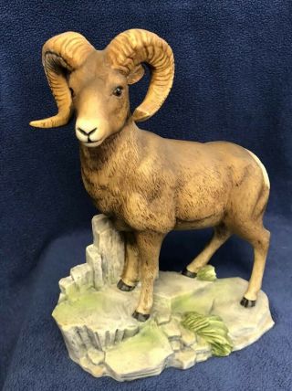 Bighorn Sheep Figurine 1985 By Andrea 7245,