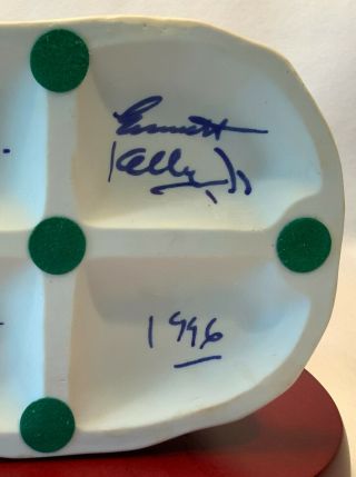 c.  1992 FLAMBRO Signed EMMETT KELLY JR Porcelain Figurine - THE WORLD TRAVELER 7