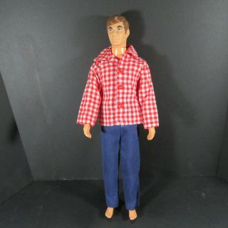 Mattel - Vintage Barbie Ken Doll - Mod Era 1184 Walk Lively Ken Doll