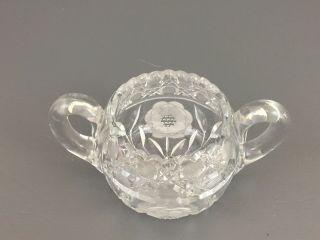 Antique McKee Glass Co.  clear pressed glass sugar bowl,  1024 INNOVATION c.  1917 2