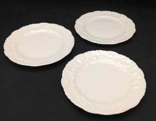 Steubenville Rose Point Bread Plates (set Of 3) - Antique American China
