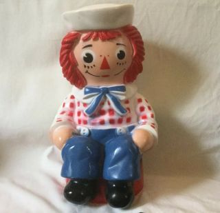 Andy From Raggedy Ann Plastic Bank The Bobbs Merrill Co My Toy Co Vintage 1972