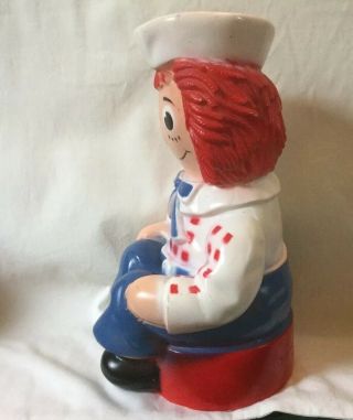 Andy from Raggedy Ann Plastic Bank The Bobbs Merrill Co My Toy Co Vintage 1972 2