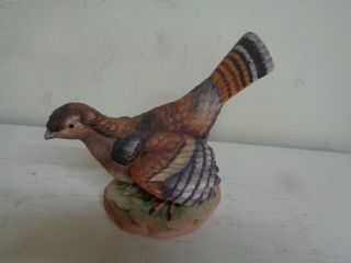 Andrea Sadek Ruffed Grouse Ceramic Figurine
