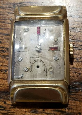 Vintage BULOVA watch,  10k Rolled Gold,  17 Jewels,  Diamonds and Rubies 3