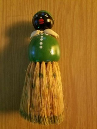 Vintage 7 " Girl Doll Broom Sweep