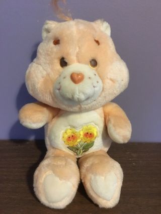 Vintage Carebear Friend Bear Plush Stuffed Animal 13 Inch