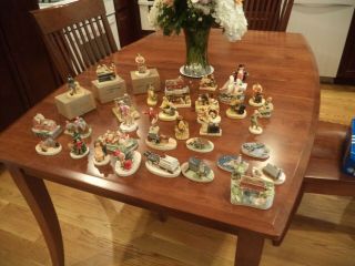 15 Sebastian Miniatures Figurines Bringing Home The Tree,  Mother,  Much Much More