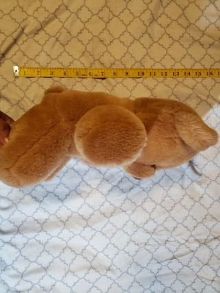 ETONE stuffed teddy bear plush 14 inch 1988 4