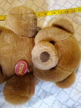 ETONE stuffed teddy bear plush 14 inch 1988 5