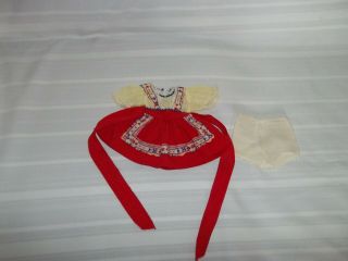 Vintage Toni Doll,  Dress & Panties,  14 In By Ideal