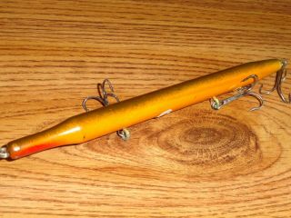 Vintage Fishing Lure Wooden Boone 
