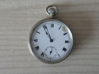 Antique Pocket Watch Enigma Swiss Made For Repair