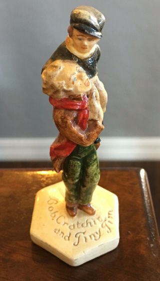 Vintage Sebastian Miniature Figurine - " Bob Cratchit & Tiny Tim " Sml - 55