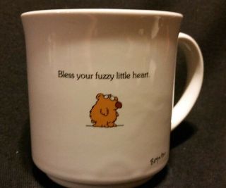 Bless Your Fuzzy Little Heart Coffee Cup Mug Bear Vintage Boynton Mug