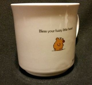 Bless Your Fuzzy Little Heart Coffee Cup Mug Bear Vintage Boynton Mug 5