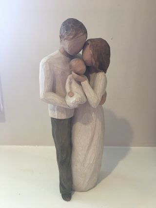 Willow Tree Figurine - Our Gift - Mom,  Dad,  And Baby