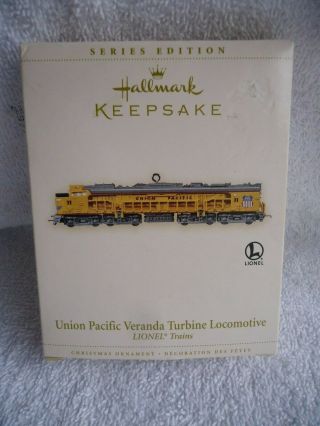 Hallmark Keepsake Ornament Union Pacific Veranda Turbine Locomotive Lionel 2006