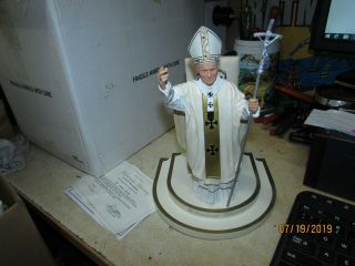 The Danbury " Millennium Blessing " Catholic Saint Pope John Paul Ii Statue