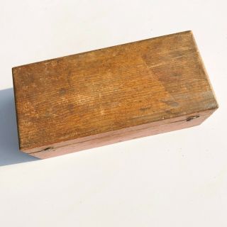Vintage Antique Old Wooden Wood Treen Box Storage