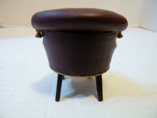VINTAGE TAKE - A - SEAT by RAINE DOLL HOUSE SIZE VICTORIAN TUFTED SLIPPER CHAIR 2