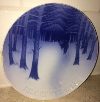 B&g 1913 Christmas Plate Jule After 7”
