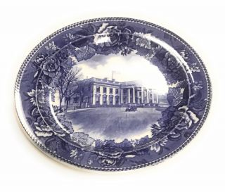 Wedgewood Etruria The White House Historical Blue 9.  25” Jmcd&co Imported