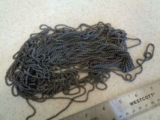 60 feet antique chain brass vintage jewelry craft ball pull old style link 5