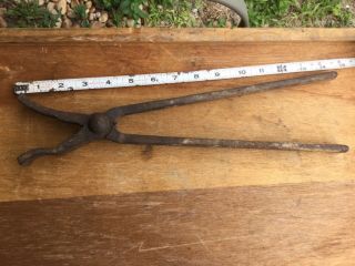 Antique Farrier Tool Curved Clincher Horse Shoe Horse Stamp Logo