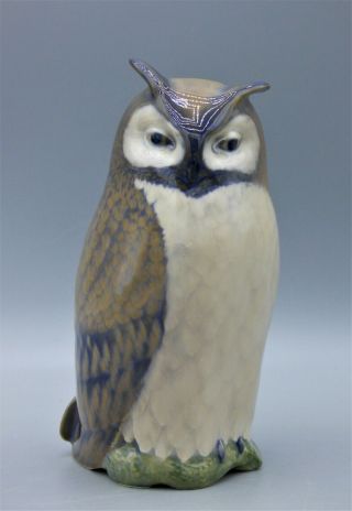 Royal Copenhagen Standing Brown Owl Porcelain Figurine 2999 Denmark Th Madsen