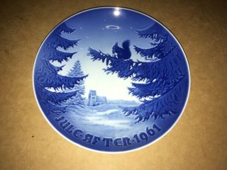 Vintage Bing & Grondahl Jule After 1961 Christmas Plate
