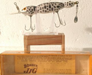 Vintage Wood Bomber Waterdog Fishing Lure