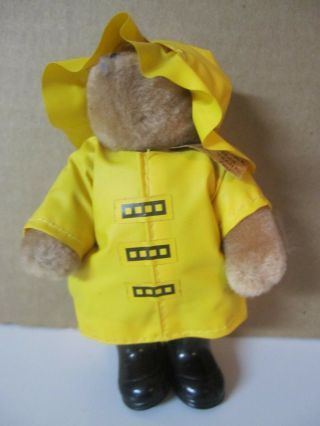 1987 Paddington Bear In Yellow Raincoat & Gum Boots 2