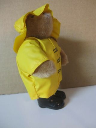 1987 Paddington Bear In Yellow Raincoat & Gum Boots 5