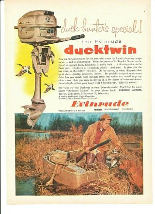 Vintage 1967 Evinrude Duck Hunter 