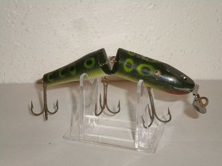 Creek Chub 2600 Jointed Pikie Lure In Frog Color - Plastic