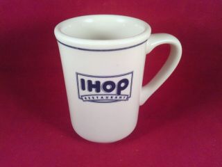 Vintage Ihop Restaurant Ceramic Coffee Cup Mug Buffalo China Pancakes I - Hop