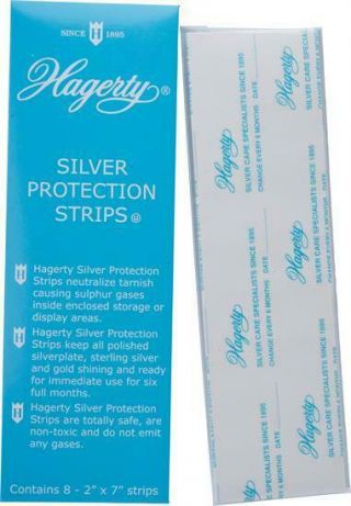 Hagerty Silversmiths Silver Protection Strips,  Tarnish Preventative,
